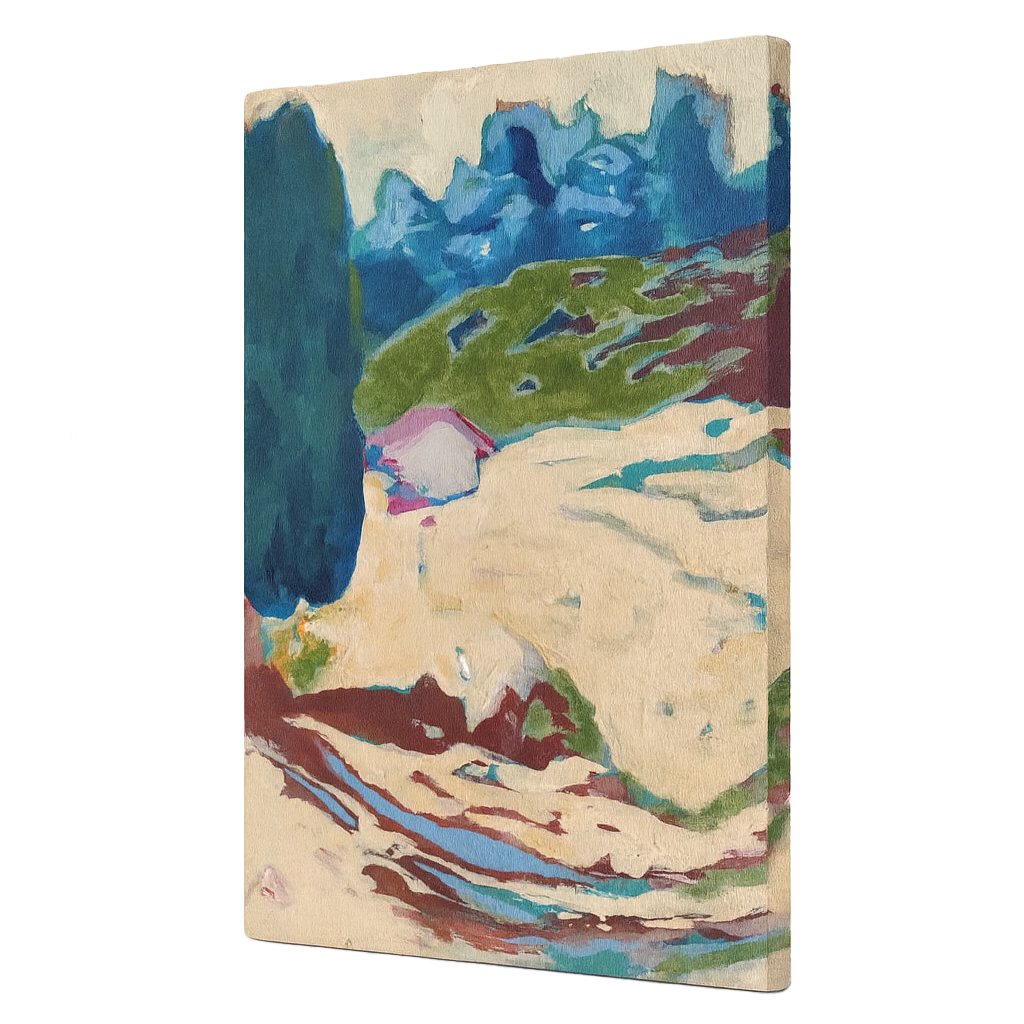painted canvas